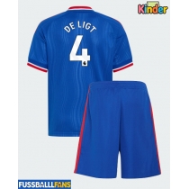 Manchester United Matthijs de Ligt #4 Auswärts Trikotsatz Kinder 2026-27 Kurzarm (+ Kurze Hosen)